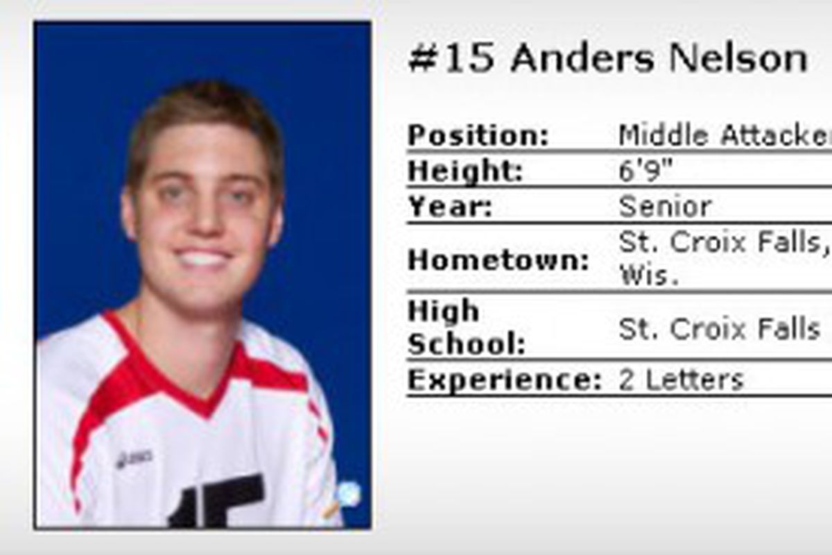 Volleyball Coach Anders Nelson's high school recruiting profile